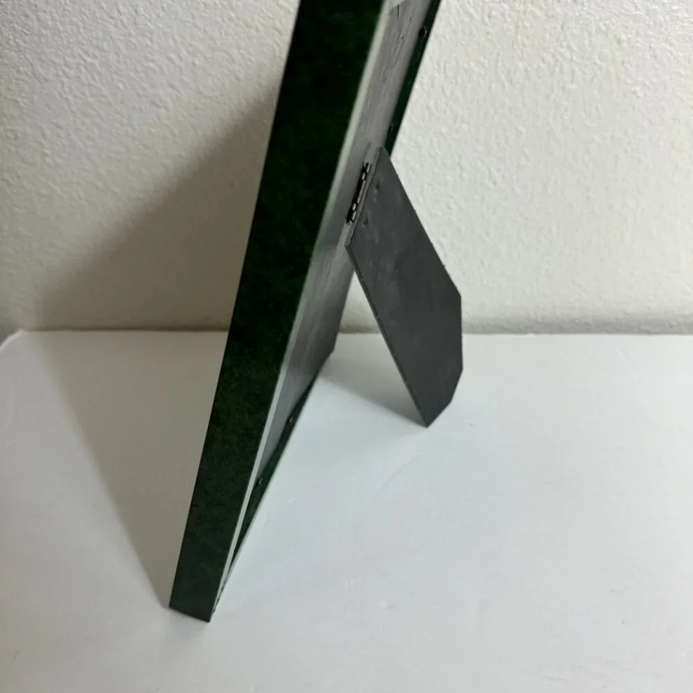 VIntage  Wooden Green Picture Frame 9.25